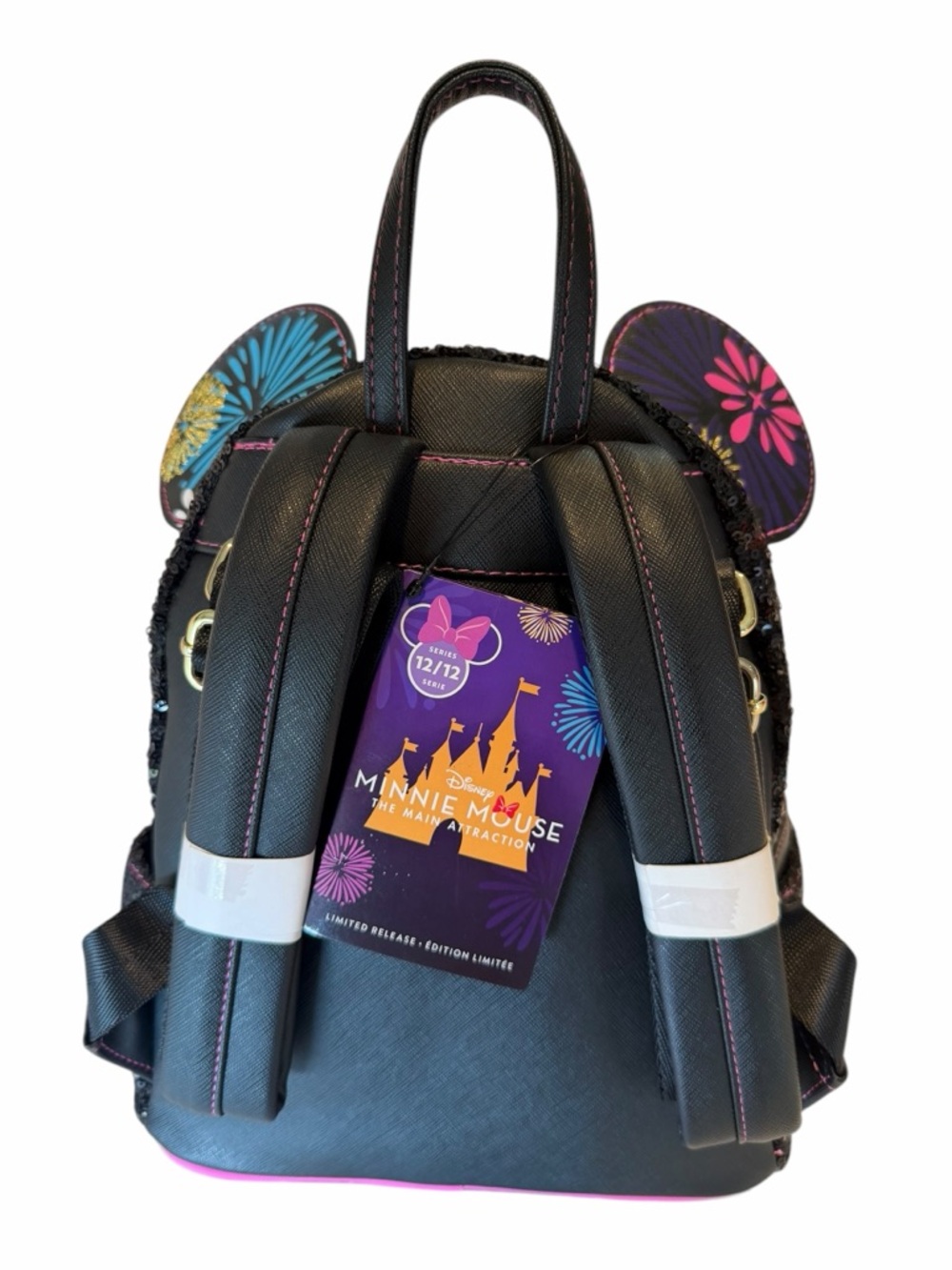Disney Parks Loungefly Minnie Main Attraction Fireworks Backpack LE 7/12 NWT - Picture 2 of 3